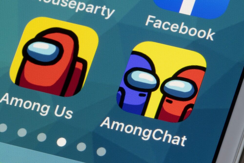 among us and amongchat app icons