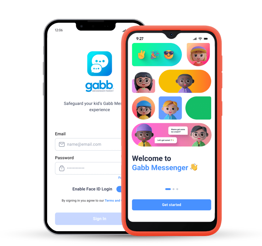Gabb messenger Parent and Child apps
